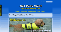 Desktop Screenshot of getpetswet.com